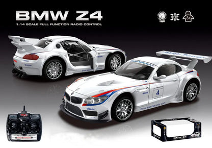 BMW Z4 1:14 baltas nuotoliniu būdu valdomas automobilis