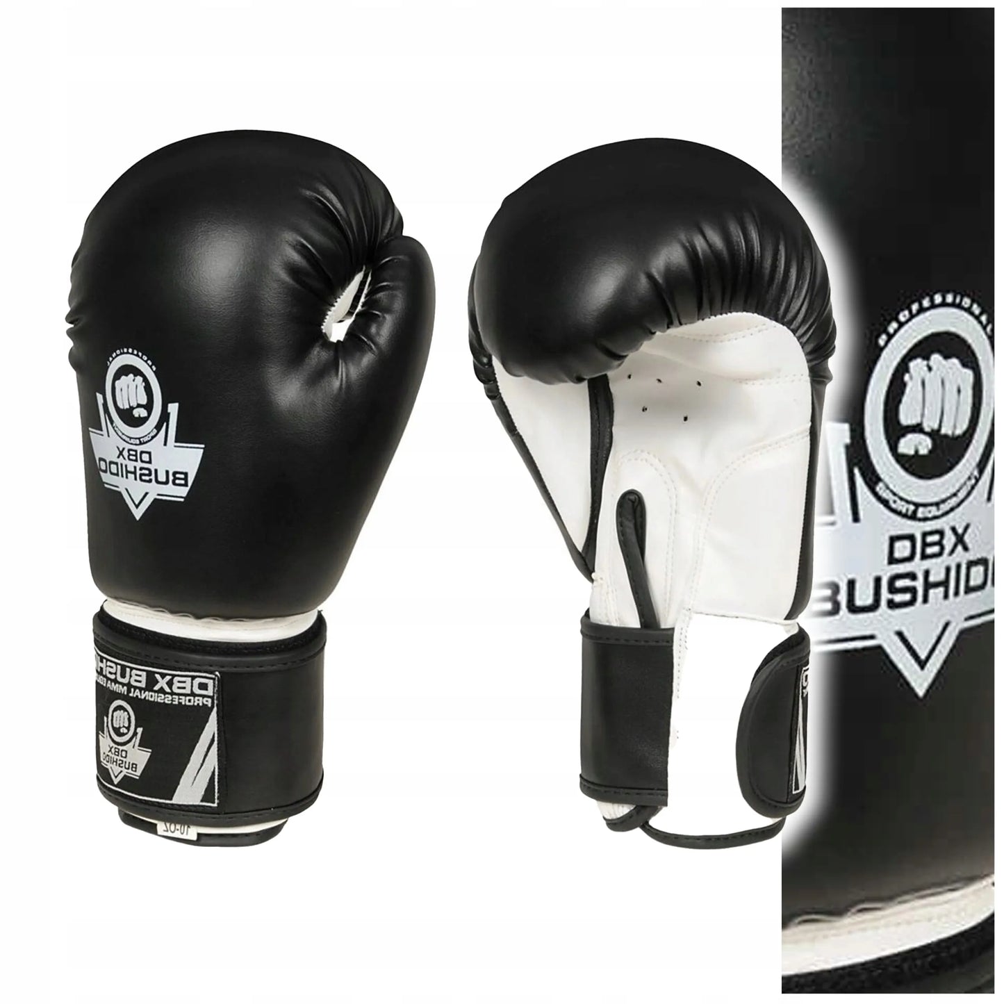 Bokso pirštinės DBX Bushido ARB-407a Classic White 12oz