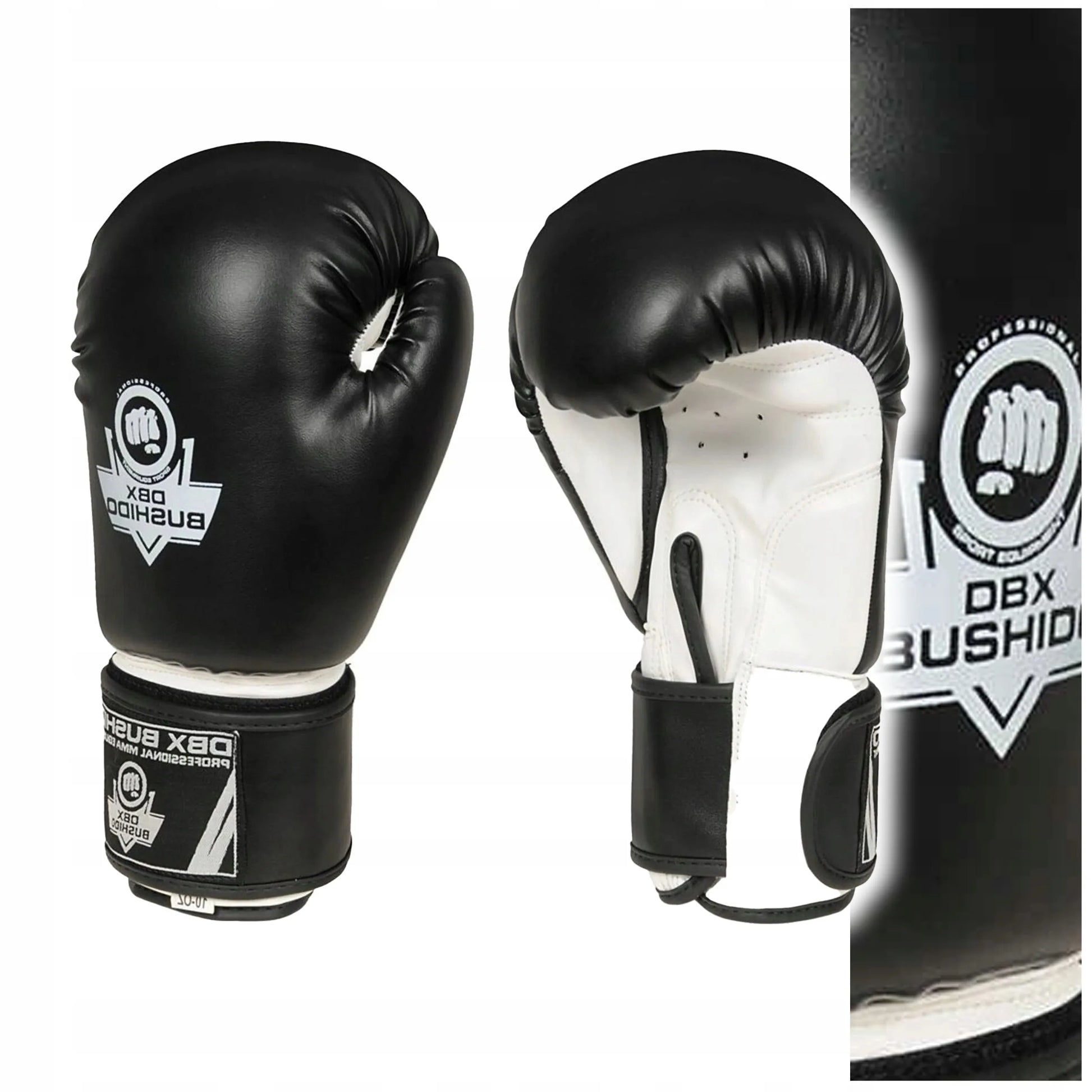 Bokso pirštinės DBX Bushido ARB-407a Classic White 12oz