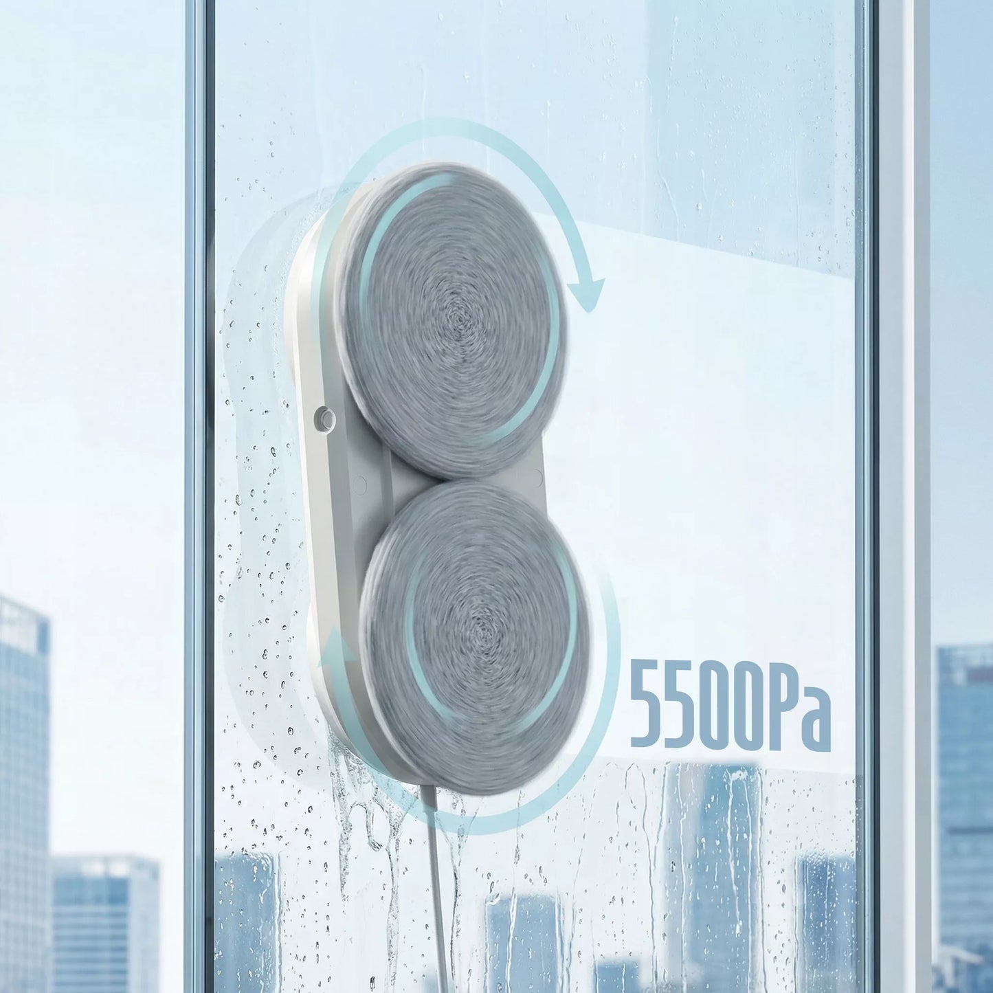 Boste CleanOne W10 automatinis langų valymo robotas su stipria 5500Pa vakuumine siurbimo galia