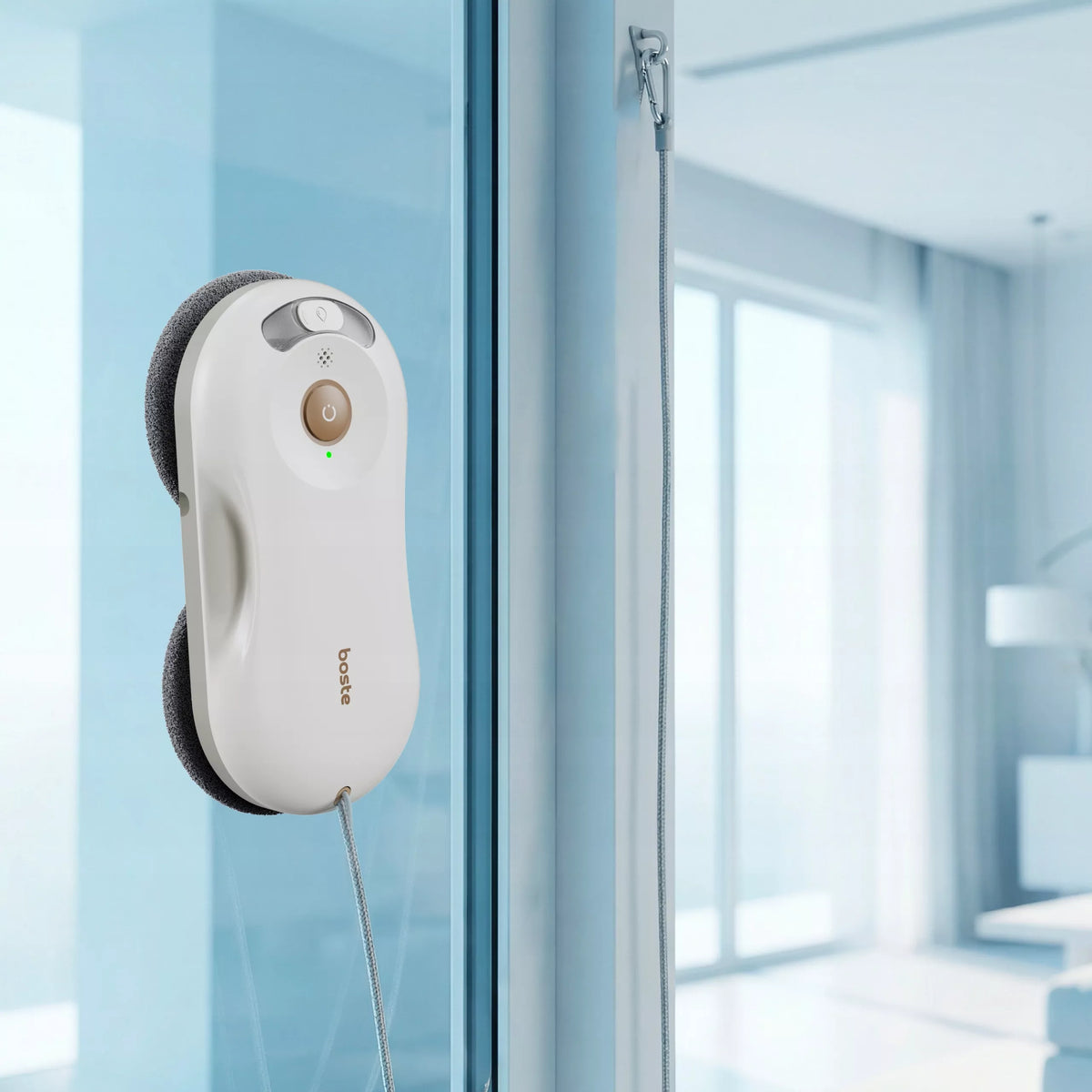 Boste CleanOne W10 automatinis langų valymo robotas su stipria 5500Pa vakuumine siurbimo galia