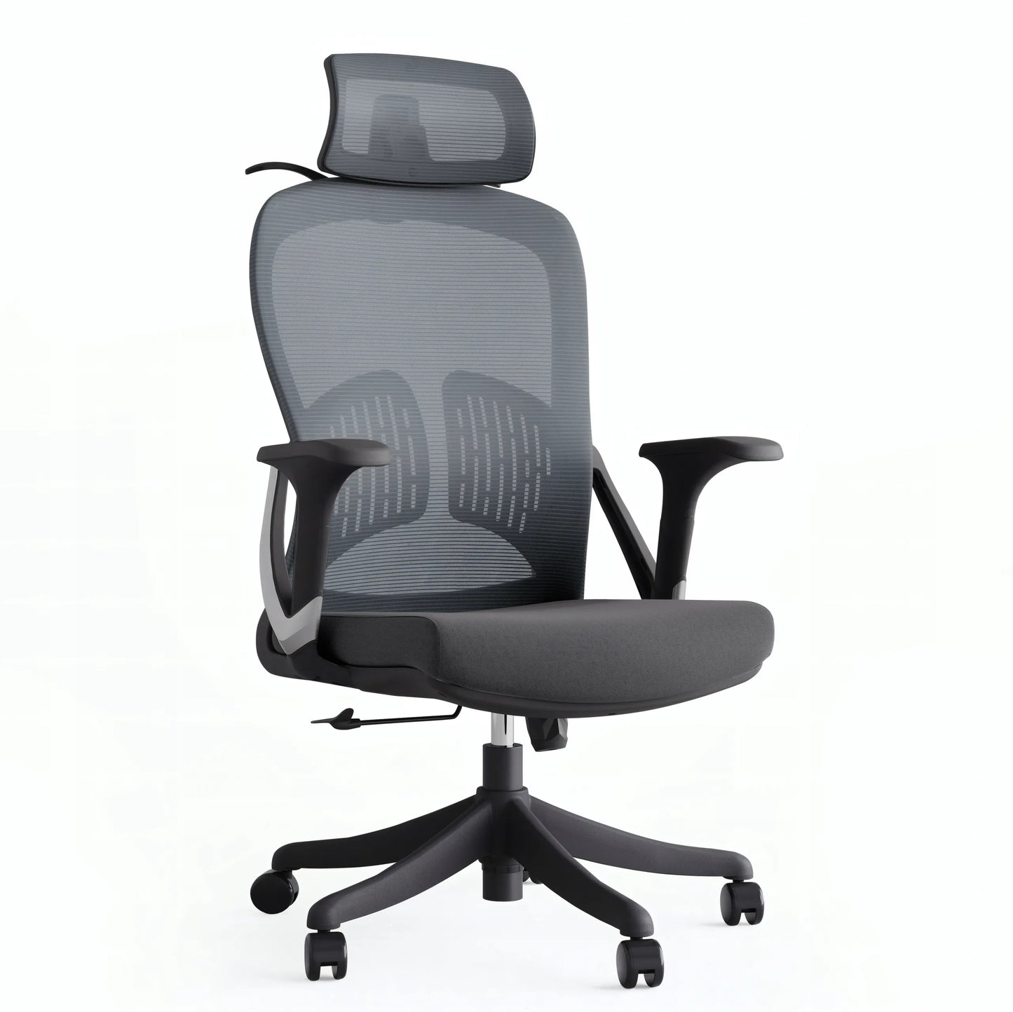 Boste ergonominė biuro kėdė su sukamu mechanizmu, patogi ir reguliuojama