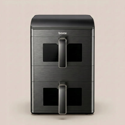 Boste Flavor Cookmaster D8 oro gruzdintuvė 12L Dual Zone XXL 2 skyriai 3000W