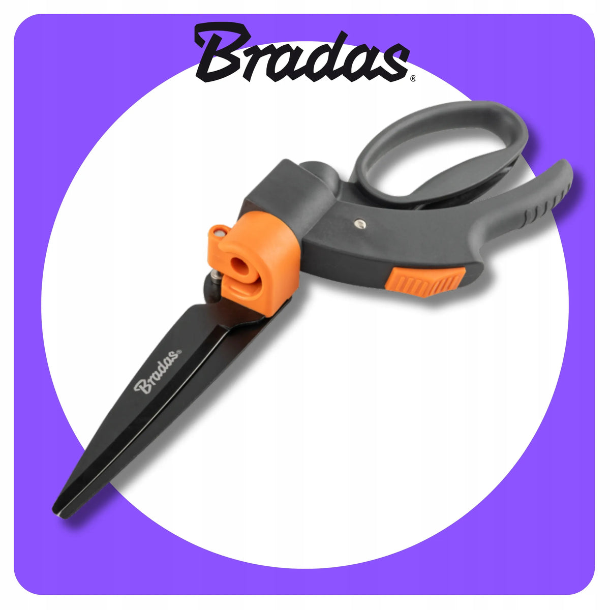 BRADAS 360 V-SERIES rotacinės rankinės žolės žirklės