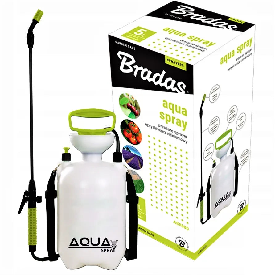 BRADAS rankinis 5 l talpos slėginis sodo purkštuvas
