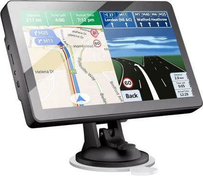 BRADERS „Truck“ GPS navigacija, 7 col., Europa, 2026 m. žemėlapiai, 16 GB, greita vietos paieška