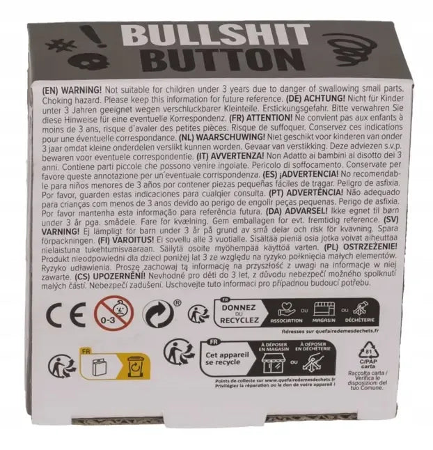 Bullshit mygtukas – linksmas garsinis streso mažinimo įtaisas