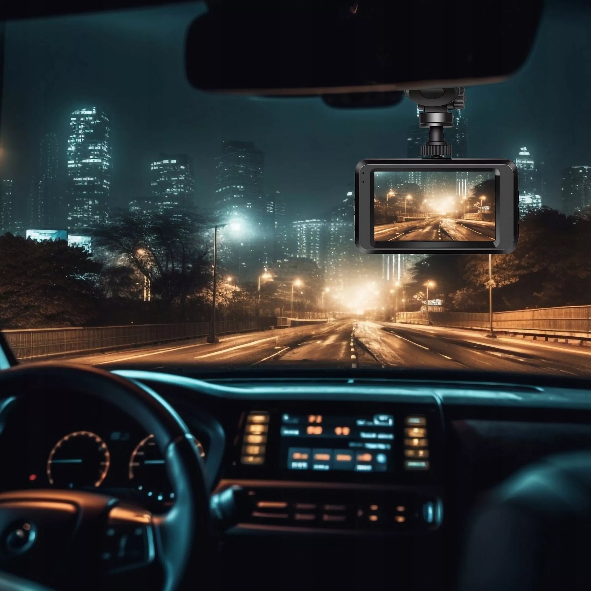 automobilinis vaizdo įrašytuvas kamera 2K HDR kokybė lenkiškas meniu