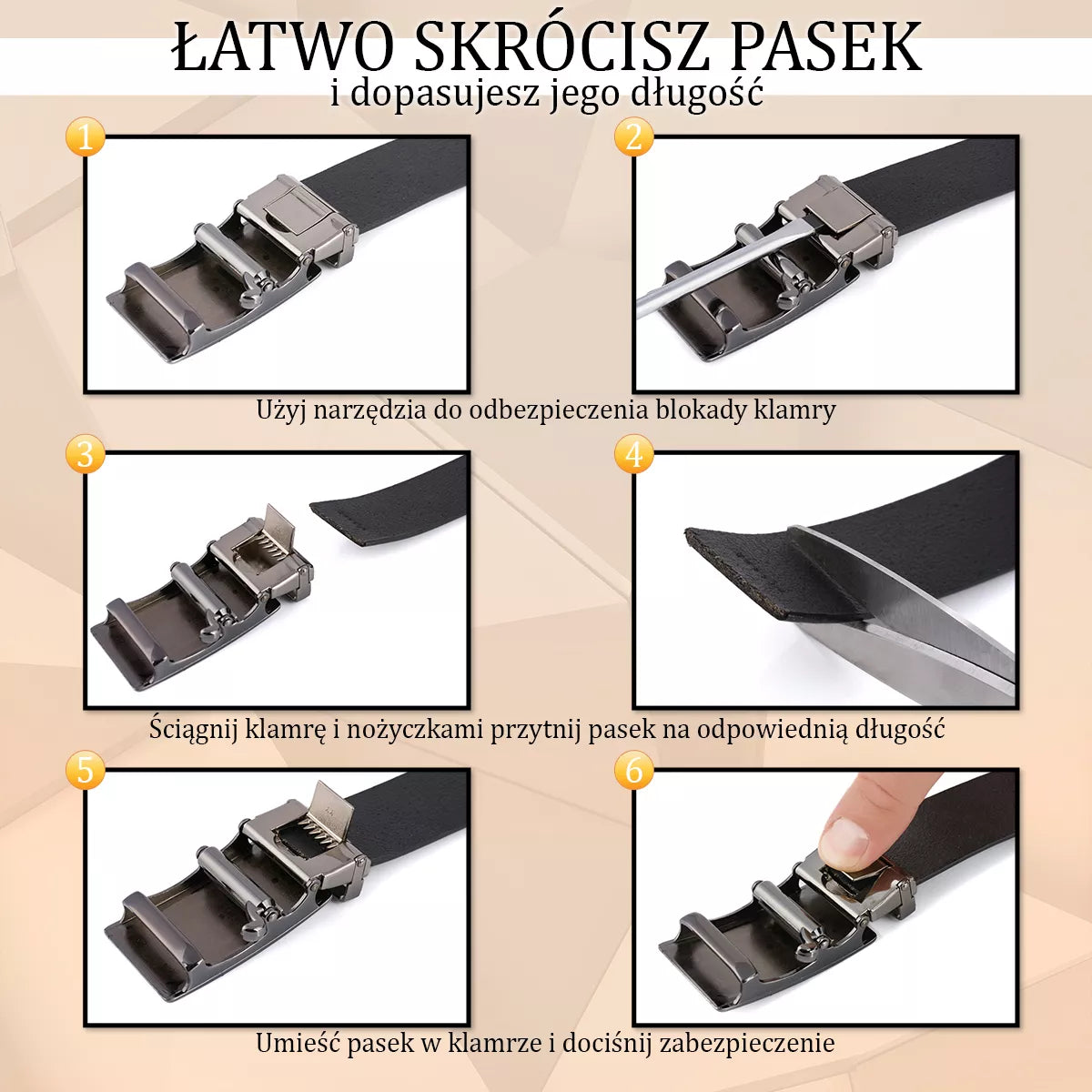 Vyriškas odinis diržo ir piniginės rinkinys rudos spalvos