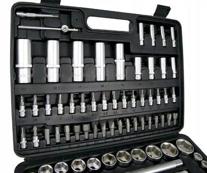 108 elementų raktų komplektas su Torx ir tarpikliais