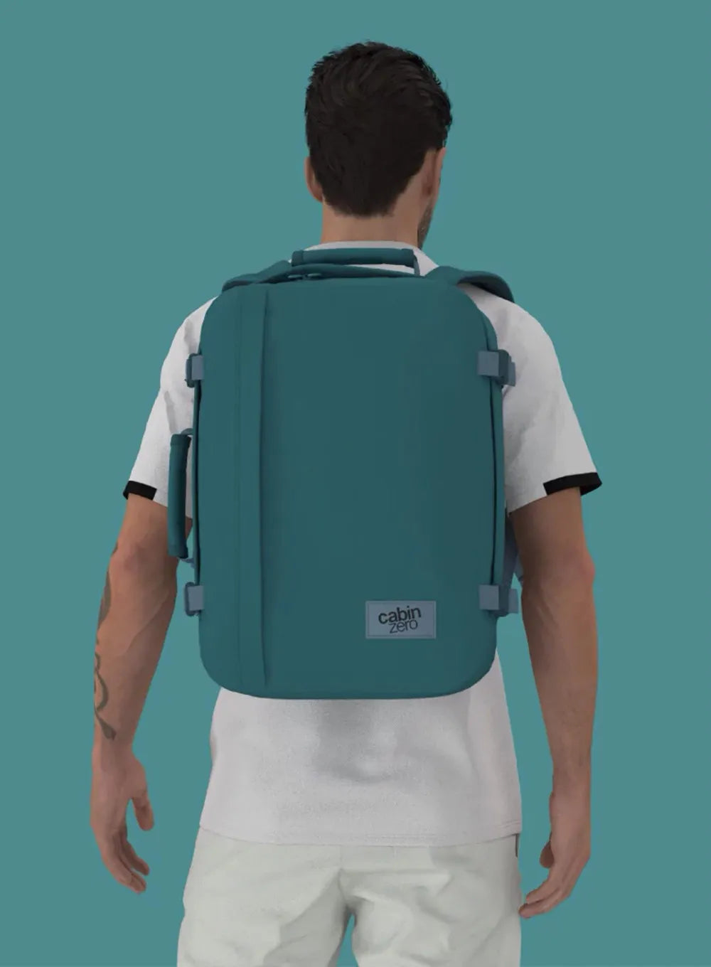 CabinZero Classic 36 l kuprinė – „Aruba blue“