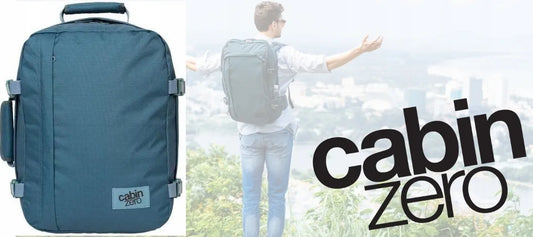 CabinZero Classic 44 l rankinio bagažo kuprinė, black sand