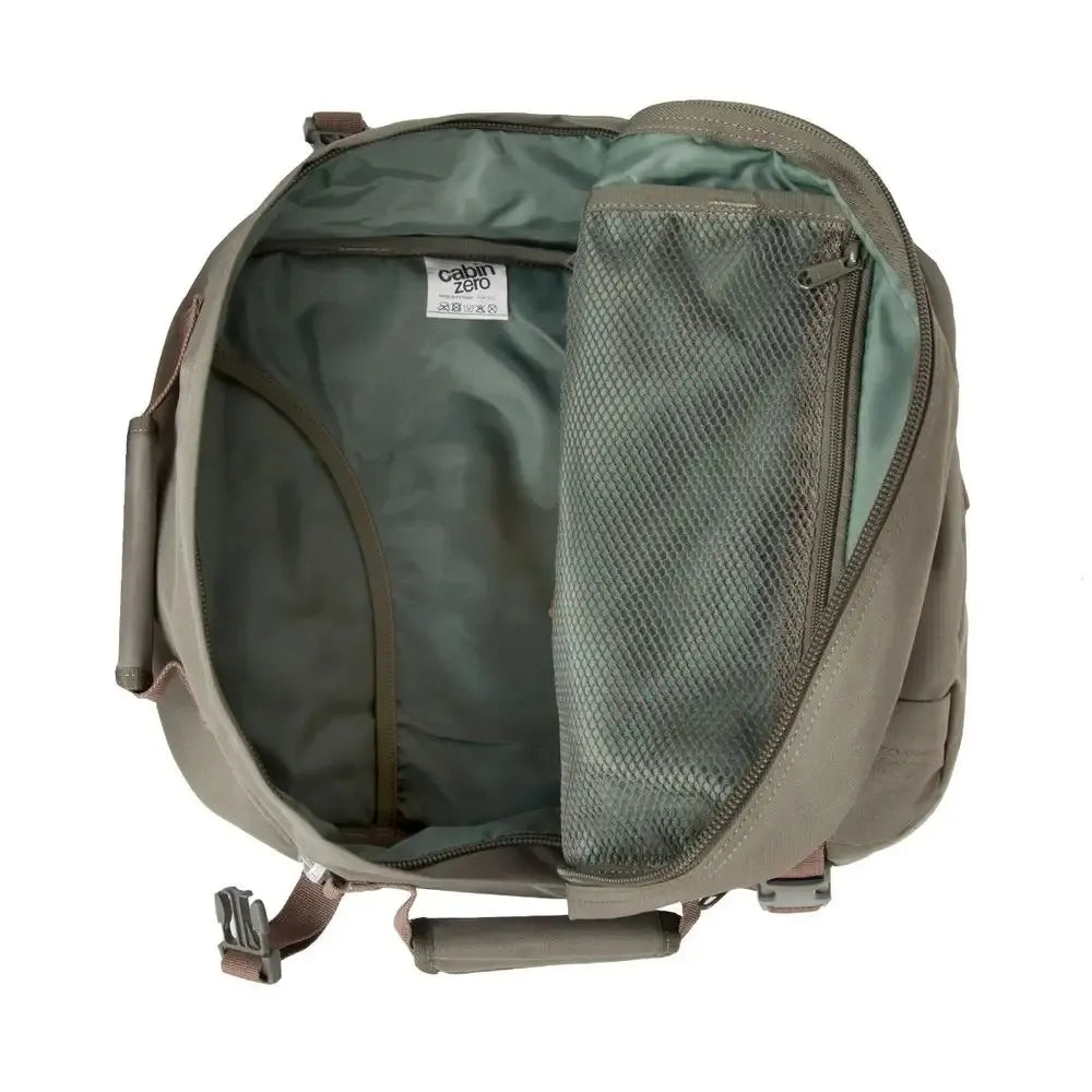 „CabinZero Classic“ kuprinė, 28 l, 40 × 30 × 20 cm, Georgian Khaki