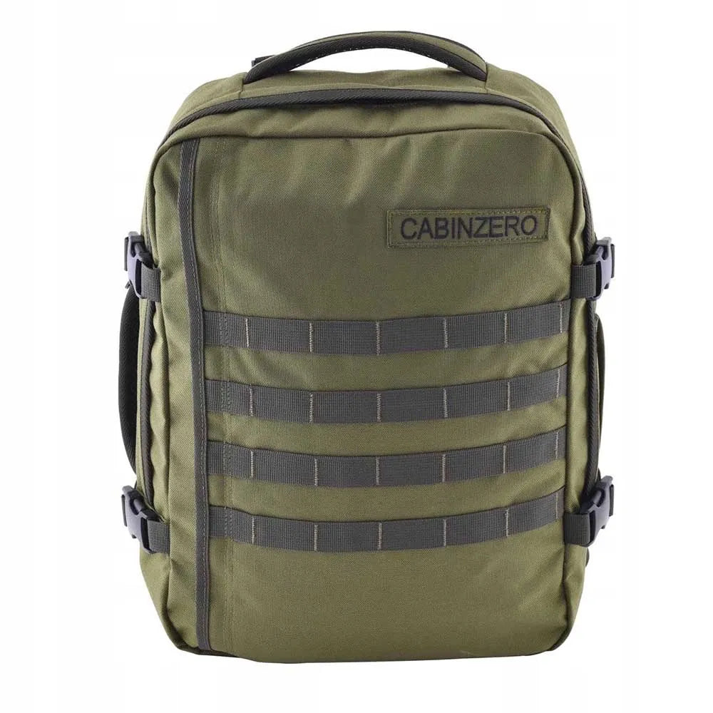 CabinZero kelioninė kuprinė, 20–40 l, žalia