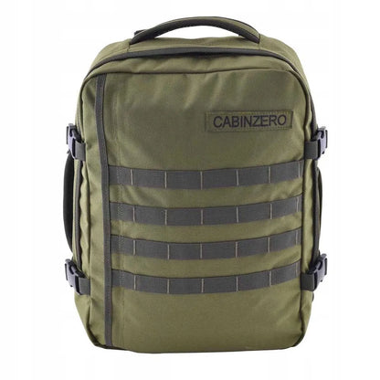 CabinZero kelioninė kuprinė, 20–40 l, žalia