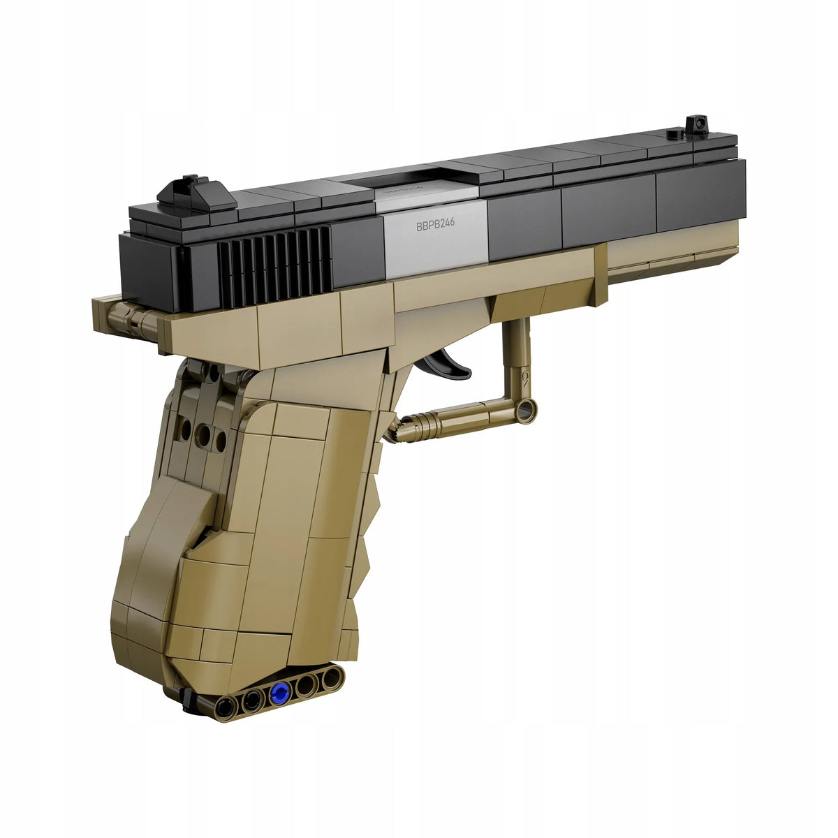 CaDA 17 Pistol konstruktorius, žaislinė replika, 5 sviediniai, 338 elementai