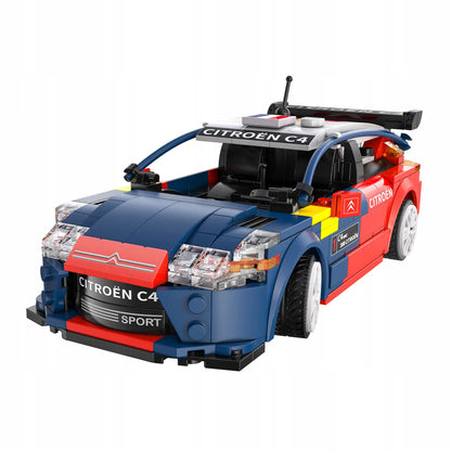 CaDA Citroen C4 WRC konstruktorius, 329 detalės, valdomas telefonu per „Bluetooth“