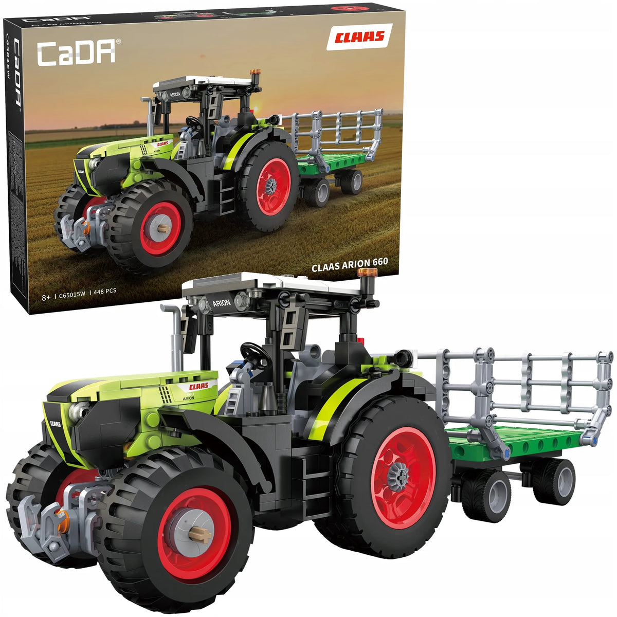 CaDA CLAAS Arion 660 žemės ūkio traktorius, 448 detalės