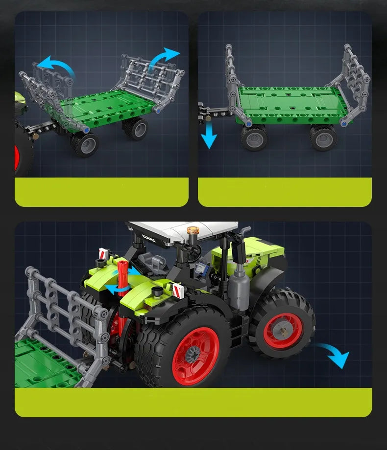 CaDA CLAAS Arion 660 žemės ūkio traktorius, 448 detalės