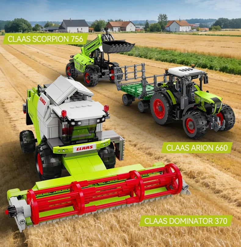 CaDA CLAAS Arion 660 žemės ūkio traktorius, 448 detalės