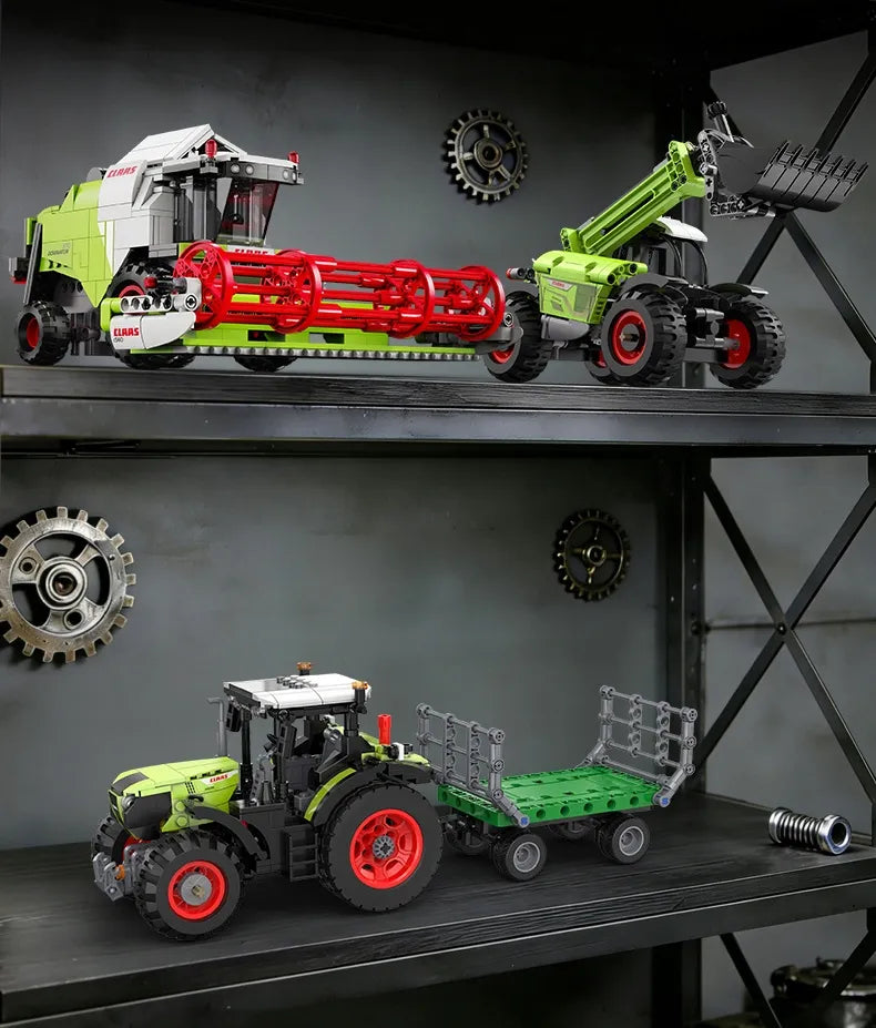 CaDA CLAAS Dominator žemės ūkio kombainas, 384 detalės