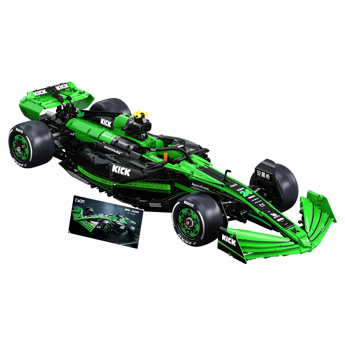 CaDA „Kick Sauber“ F1 lenktyninio automobilio konstravimo kaladėlės, 2553 detalės