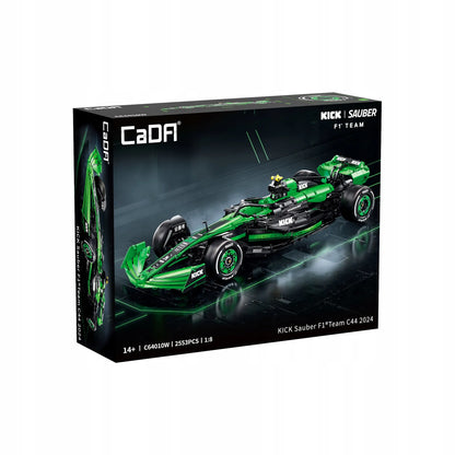 CaDA „Kick Sauber“ F1 lenktyninio automobilio konstravimo kaladėlės, 2553 detalės