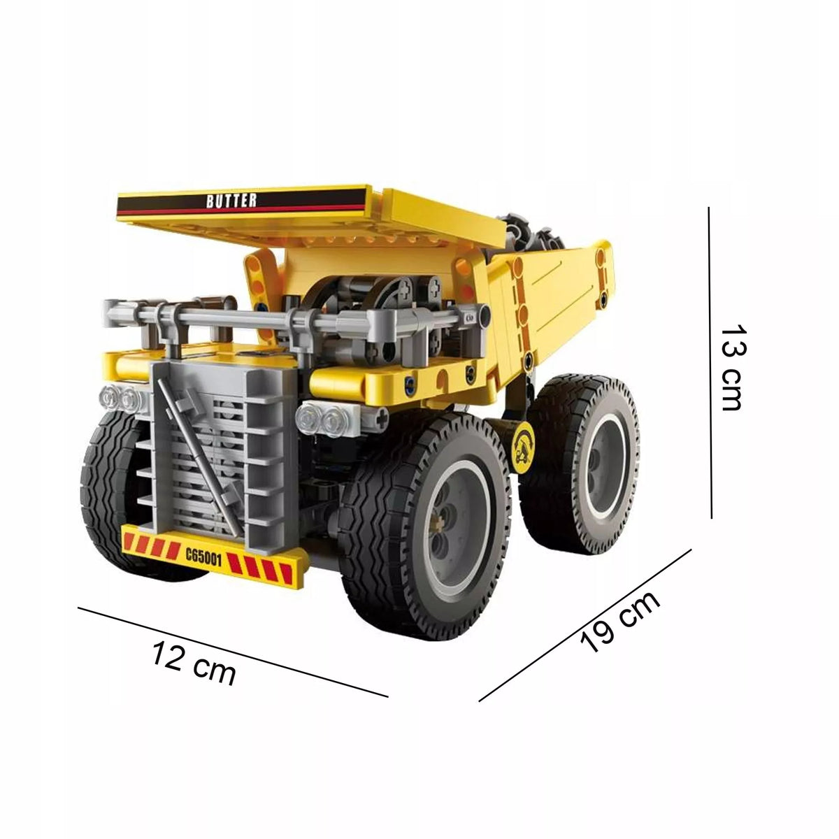 CaDA konstrukcinis rinkinys „Heavy Duty Truck“ savivartis, 372 elementai