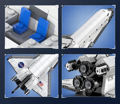 CaDA NASA kosminio erdvėlaivio „Discovery Space Shuttle“ konstruktorius, 1827 elementai