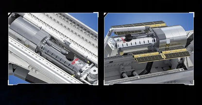 CaDA NASA kosminio erdvėlaivio „Discovery Space Shuttle“ konstruktorius, 1827 elementai