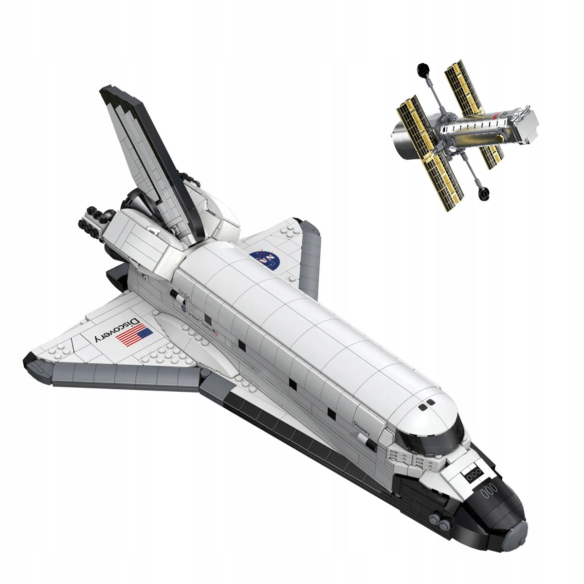 CaDA NASA kosminio erdvėlaivio „Discovery Space Shuttle“ konstruktorius, 1827 elementai