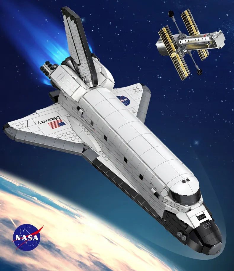 CaDA NASA kosminio erdvėlaivio „Discovery Space Shuttle“ konstruktorius, 1827 elementai