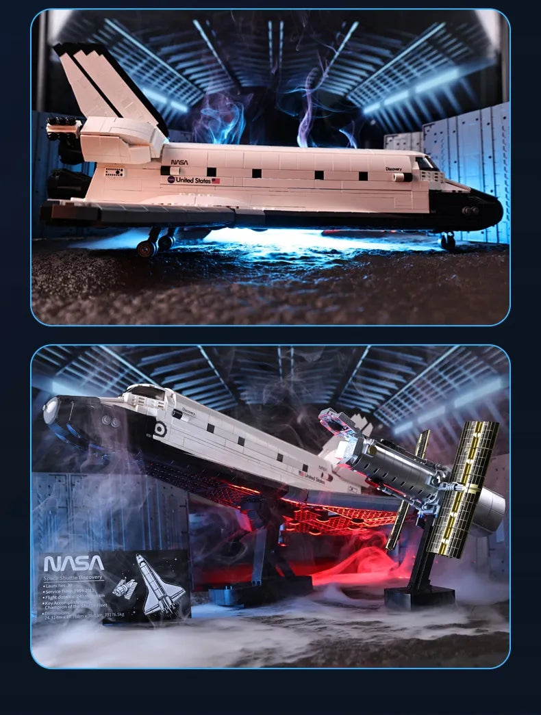 CaDA NASA kosminio erdvėlaivio „Discovery Space Shuttle“ konstruktorius, 1827 elementai