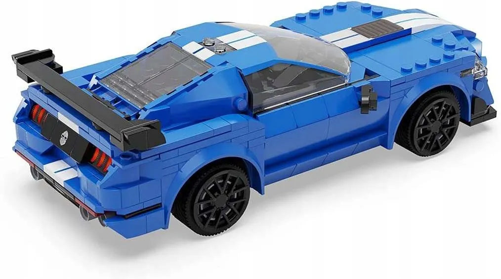 CaDA nuotoliniu būdu valdomas lenktyninis automobilis „Blue Knight 500“ RC Dual Mode, 325 dalių