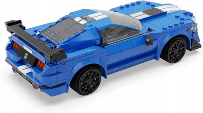 CaDA nuotoliniu būdu valdomas lenktyninis automobilis „Blue Knight 500“ RC Dual Mode, 325 dalių