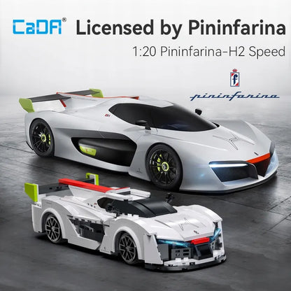CaDA Pininfarina H2 Speed nuotoliniu būdu valdomas konstruktorius, Dual Mode RC