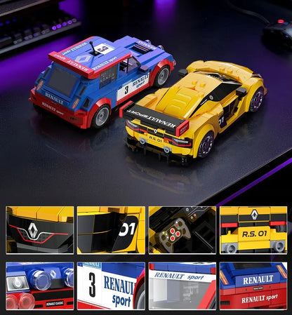 CaDA Renault 5 Maxi Turbo WRC 1:24 ralio automobilio konstruktorius, 308 dalių