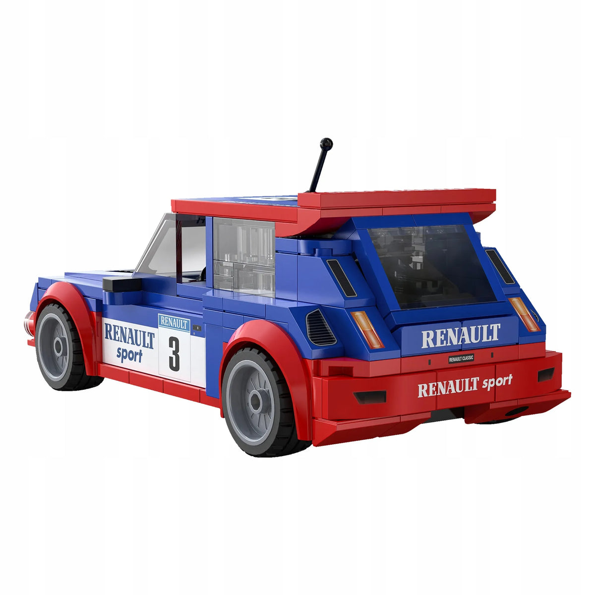 CaDA Renault 5 Maxi Turbo WRC 1:24 ralio automobilio konstruktorius, 308 dalių