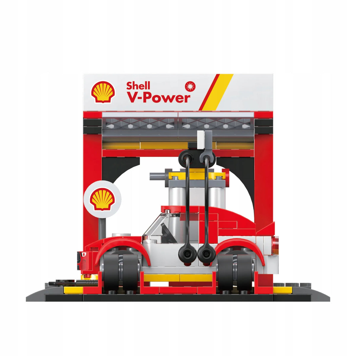 CaDA Shell iškrovimo stotis, 237 detalės su automobiliu