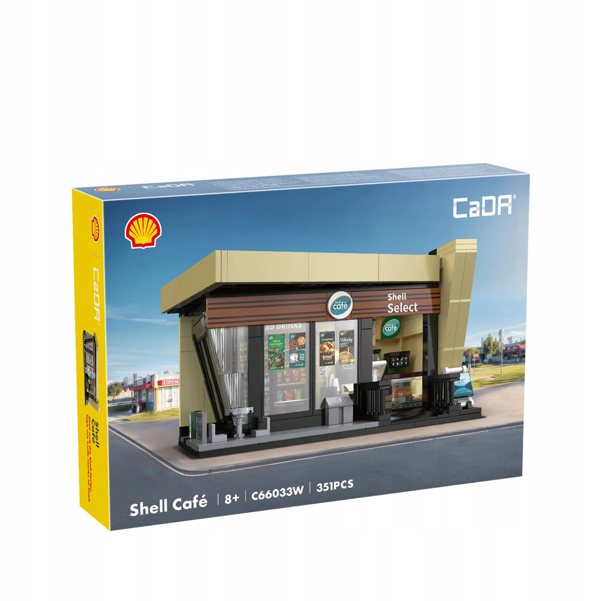 CaDA Shell modulinė kavinė – konstruktorius, 351 detalė, C66033W