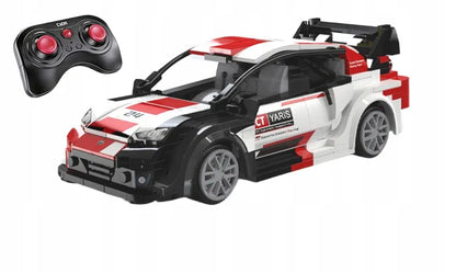 CaDA Toyota GR Yaris Rally1 1:20 nuotoliniu būdu valdomas automobilis, 330 elementų