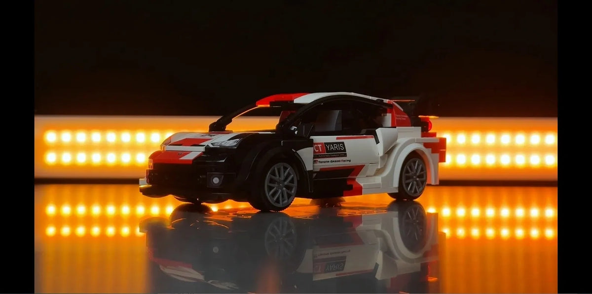 CaDA Toyota GR Yaris Rally1 1:20 nuotoliniu būdu valdomas automobilis, 330 elementų