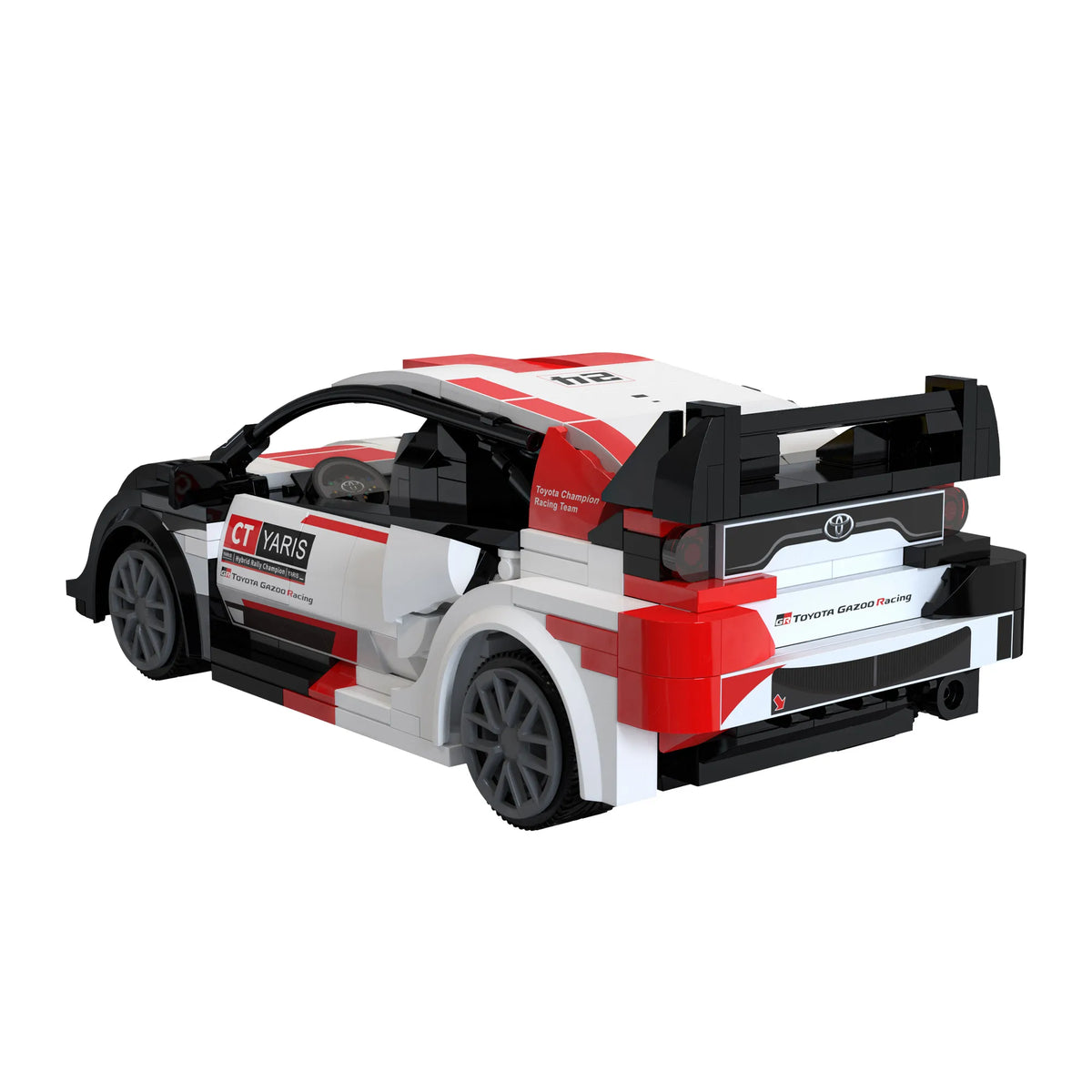CaDA Toyota GR Yaris Rally1 1:20 nuotoliniu būdu valdomas automobilis, 330 elementų