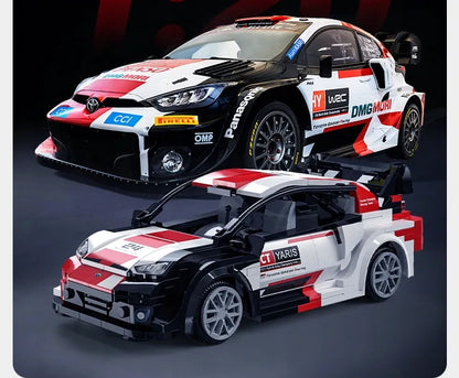 CaDA Toyota GR Yaris Rally1 1:20 nuotoliniu būdu valdomas automobilis, 330 elementų