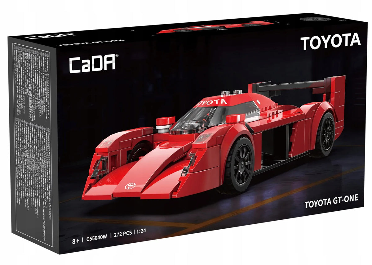 CaDA Toyota GT-ONE 1:24 Le Mans lenktyninio automobilio konstruktorius, 272 detalės