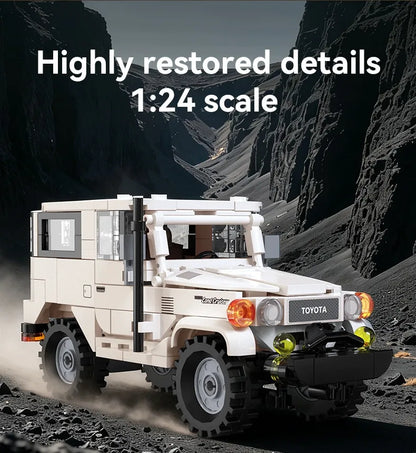 „CaDA“ „Toyota Land Cruiser FJ40“ visureigio konstruktorius, 1:24, 374 detalės