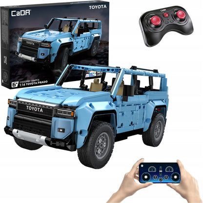 CaDA Toyota Land Cruiser Prado LC250 1:14 nuotoliniu būdu valdomas RC konstruktorius, 586 dalių