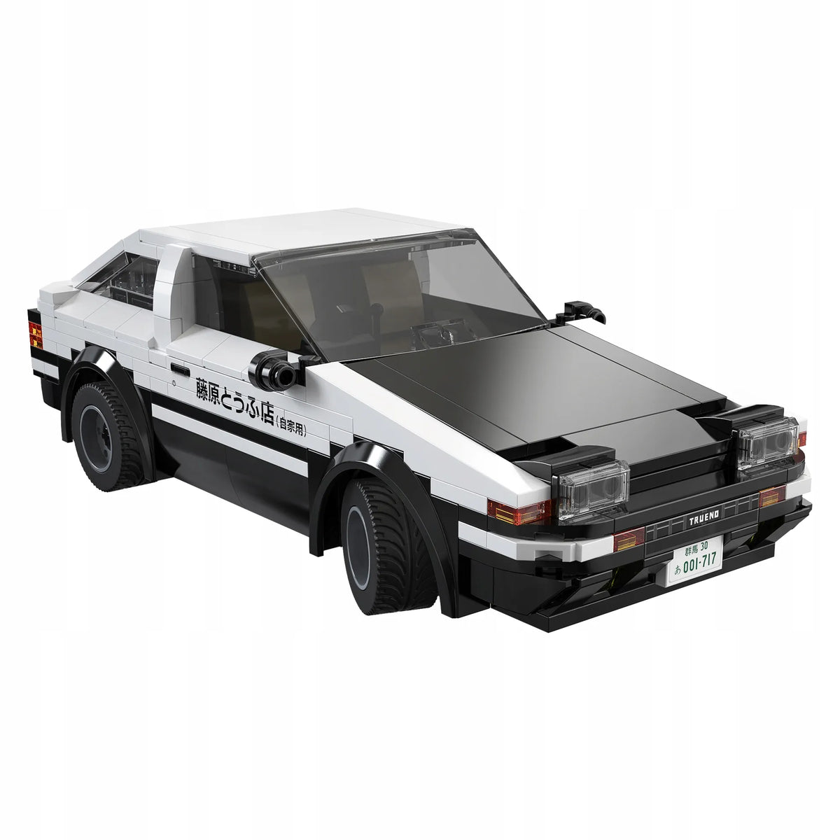 CaDA Toyota Trueno AE86 Initial-D manga anime nuotoliniu būdu valdomas RC konstruktorius