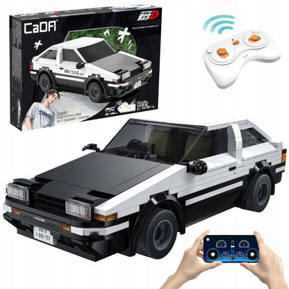CaDA Toyota Trueno AE86 Initial-D manga anime nuotoliniu būdu valdomas RC konstruktorius