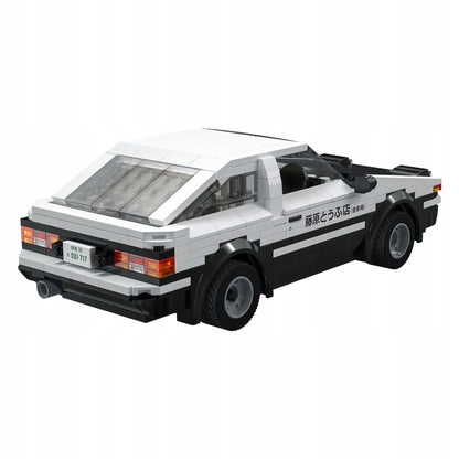 CaDA Toyota Trueno AE86 Initial-D manga anime nuotoliniu būdu valdomas RC konstruktorius